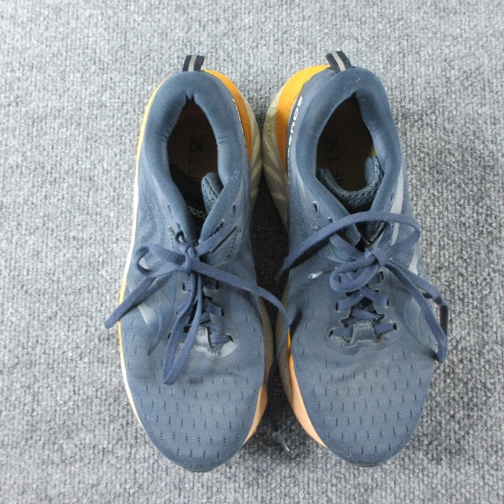 Saucony Triumph 22 Running Shoes Womens Size 7 Blue Mesh Cushioned S10964-250